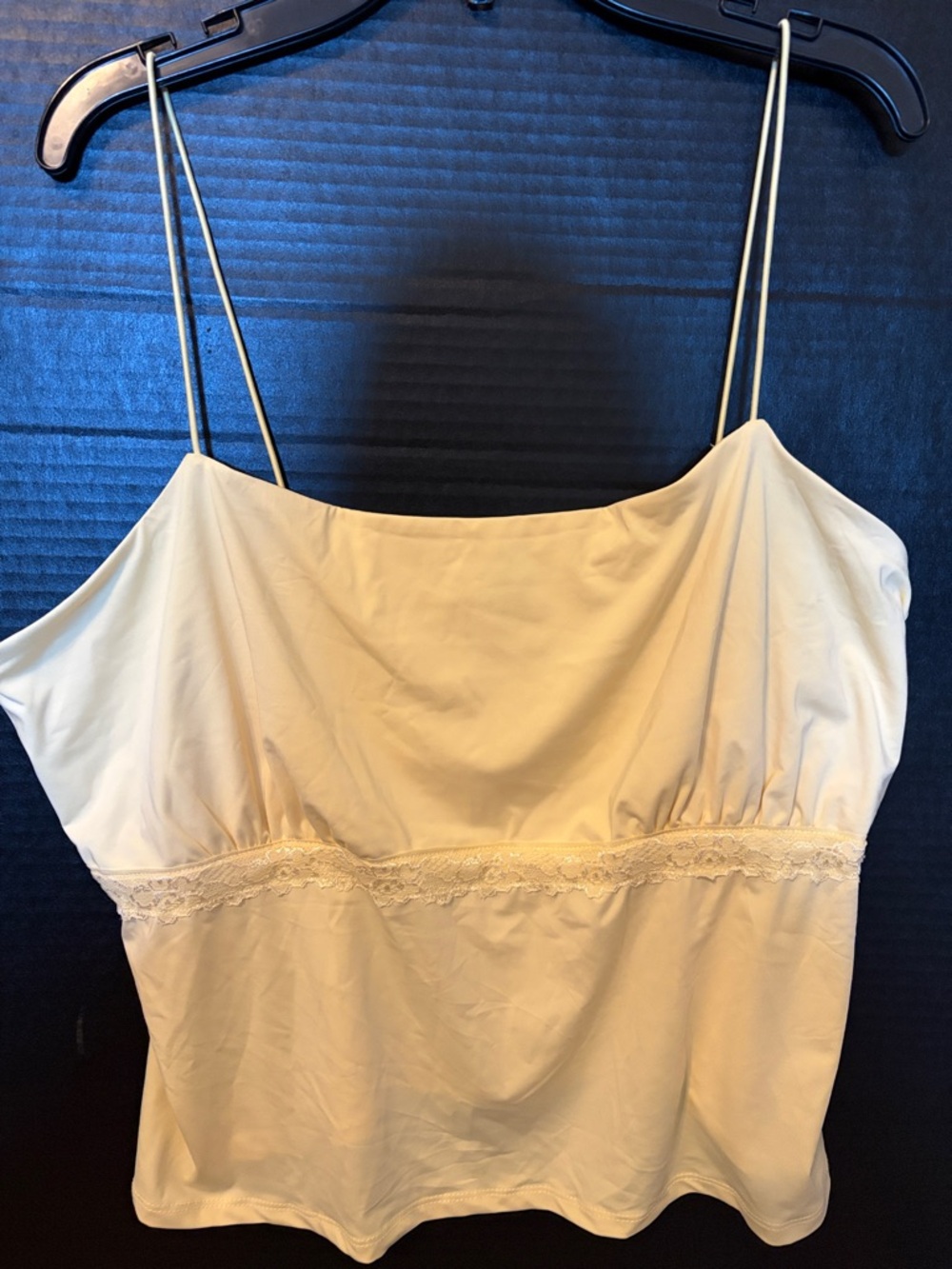 Wild Favle Yellow Lace-Trim Camisole